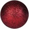 Europalms deco ball 3,5cm, red, glitter 48x