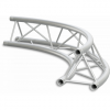 ST22C400E - Triangle section 22 cm circle truss, tube 35x2mm, 4x FCT3 included, D.400, V.Ext
