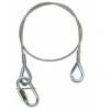 Adam hall accessories s 37060 - safety rope 3 mm with screw