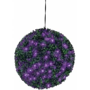 EUROPALMS Boxwood ball with purple LEDs, artificial,  40cm