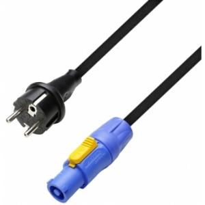 Adam Hall Cables 8101 PCON 0150 - Power Cord CEE 7/7 - Powercon 1.5mm&sup2; 1.5m