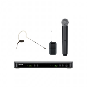 Sistem Wireless Combo SHURE - Microfon+Earset BLX1288/SM58/MX153