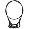 Adam Hall Accessories S 37062 B - Safety Rope 3 mm with Chain Link length 0.6 m black