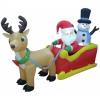 EUROPALMS Inflatable figure Santa&acute;s sleigh 200cm