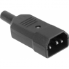 Mesv10 - straight cable mount plug,