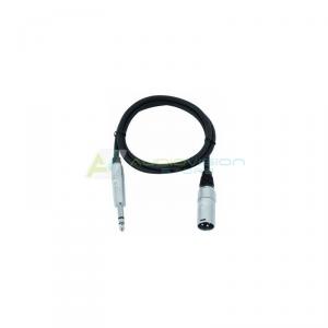 OMNITRONIC Adaptercable XLR(M)/Jack stereo 0.9m bk