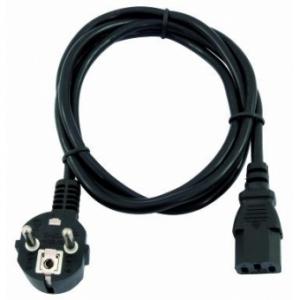 OMNITRONIC IEC power cable 3x0.75 0.9m bk