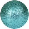 Europalms deco ball 3,5cm, turquoise, glitter 48x
