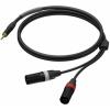 Pra712/1.5 - 3.5 mm male stereo - 2 x xlr male - ultraflex&trade; -