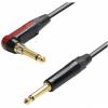 Adam Hall Cables K5 IRP 0300 SP - Instrument Cable Neutrik silentPLUG 6.3 mm angled Jack mono to 6.3 mm Jack mono 3 m