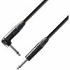 Adam Hall Cables K5 IRP 0450 - Instrument Cable Neutrik 6.3 mm Jack mono to 6.3 mm angled Jack mono 4.5 m