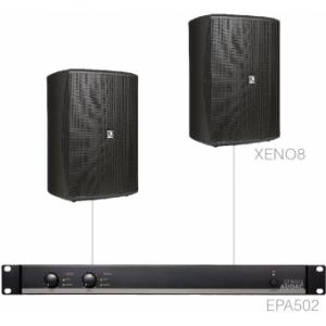 AUDAC FESTA8.2E/B Sistem sonorizare 2 x XENO8 + EPA502 - Negru