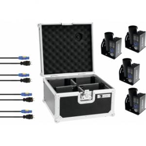 Set 4x TCM FX E-Shot + 4x Cables + Case