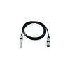 Omnitronic adaptercable xlr(m)/jack mono 2m bk