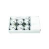 EUROPALMS LED Christmas Ball 6cm, silver 6x