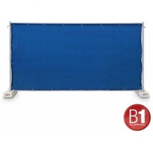 Adam Hall Accessories 0159 X BAU 6 - Fence Panel Gauze type 800 1.76 x 3.41 m, with eyelets, light blue