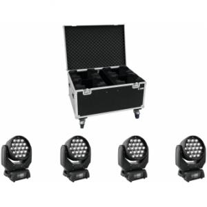 EUROLITE Set 4x LED TMH-X5 + Case