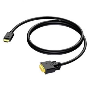 CDV160 - DVI-D male to HDMI A male - 3 METER