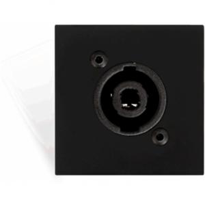 CP43SPE/B - Connection plate - d-size  speaker - bticino - Black version