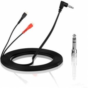 Cable for Sennheiser Headphone HD 25 black 3m
