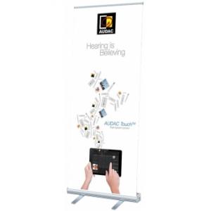 PROMO5301 - AUDAC Touch&trade; roll-up display