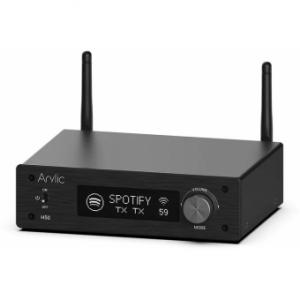 Streamer audio cu amplificare Arylic H50, 2x50W, Bluetooth, HDMI ARC, Airplay 2, Alexa, Spotify si Tidal Connect