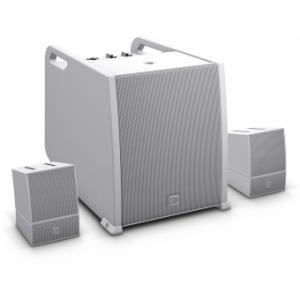 LD Systems CURV 500 AVS W - Portable Array System AV Set Including Speaker Cables, White