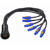 9570sl03 - 3x2.5mm th07 spider cable, 23a 19p socapex socket 20a 3p