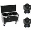 Eurolite set 2x led tmh fe-300 beam/flower effect + case