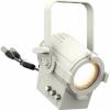 Prolights EclMiniFresnel VWWH - Proiector Mini Fresnel cu LED alb variabil de 60 W (2.700K - 5.600K), zoom manual 21&deg; - 83&deg;/ Alb