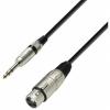 Adam hall cables k3 bfv 0100 - microphone cable xlr female to 6.3 mm