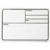 Adam hall hardware 88001 m - tour label plastic white magnetic