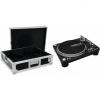 Omnitronic set dd-5220l turntable bk + case tour pro black -b-