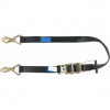 Rhhr0480 - tensioning belt ratchet, swivel zinc-plated hooks, 25mm,
