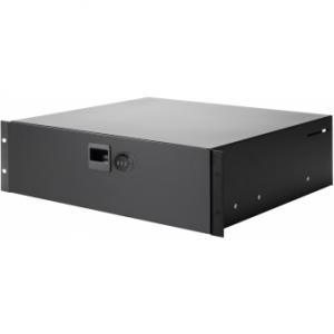 Adam Hall 19&quot; Parts 87403 CL - Rack Drawer 3 U Steel with Built-In Combination Lock