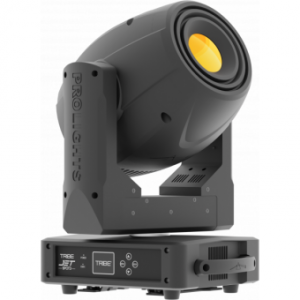 Prolights JETSPOT3BK - Spot moving head, 240 W White LED, 20&deg;, 3 f prism, frost, 17,5 kg BK