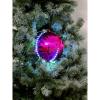 Europalms led snowball 8cm, pink 5x