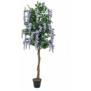 EUROPALMS Wisteria, artificial plant, purple, 180cm