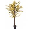 EUROPALMS Forsythia tree with 4 trunks, artificial plant, yellow