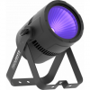 Prolights STUDIOCOBUVCR - 1x100W UV COB LED LED projector, 60&deg;, HD-dimming, IP20, 124W, 4,5Kg, Chrome