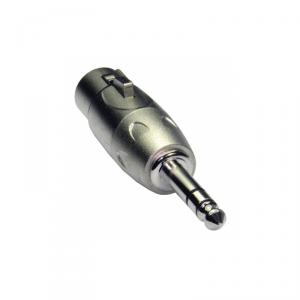 XLR adapter XLR jack 3 pins to stereo plug 6,3 mm S 153