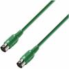 Adam hall cables k3 midi 0300 grn - midi cable 3 m green