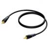 CLV162 - RCA/Cinch male to RCA/Cinch male - 75 Ohm - 0,5 METER