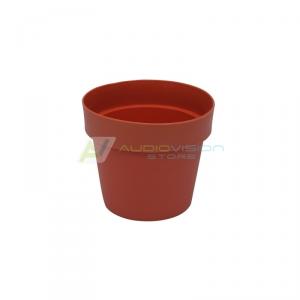 EUROPALMS Flowerpot plastic, red, 20cm