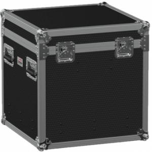 FCE066HD/B - Flightcase EURO with hinged cover and divider profile - Black