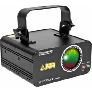 Prolights KRYPTON140RGY - Laser projector, green (40 mW), red (100 mW), yellow (140 mW) mixed, DMX