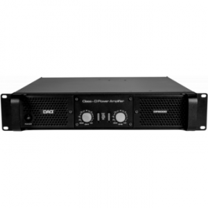 DP8000 - Amplif. 2ch. DClass, 2x1500W/8, 2x2500W/4,  2x4000W/2, Bridge:1x8000W/4, 2U/19''