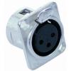 Neutrik xlr mounting socket 3pin