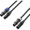 Adam Hall Cables 8101 PSDT5 0500 N - Hybrid Cable power- &amp; DMX Neutrik powerCON&reg; &amp; 5-pole XLR | 5 m