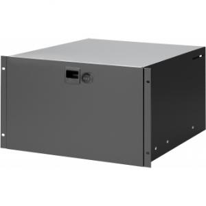 Adam Hall 19&quot; Parts 87406 CL - Rack Drawer 6 U Steel with Built-In Combination Lock